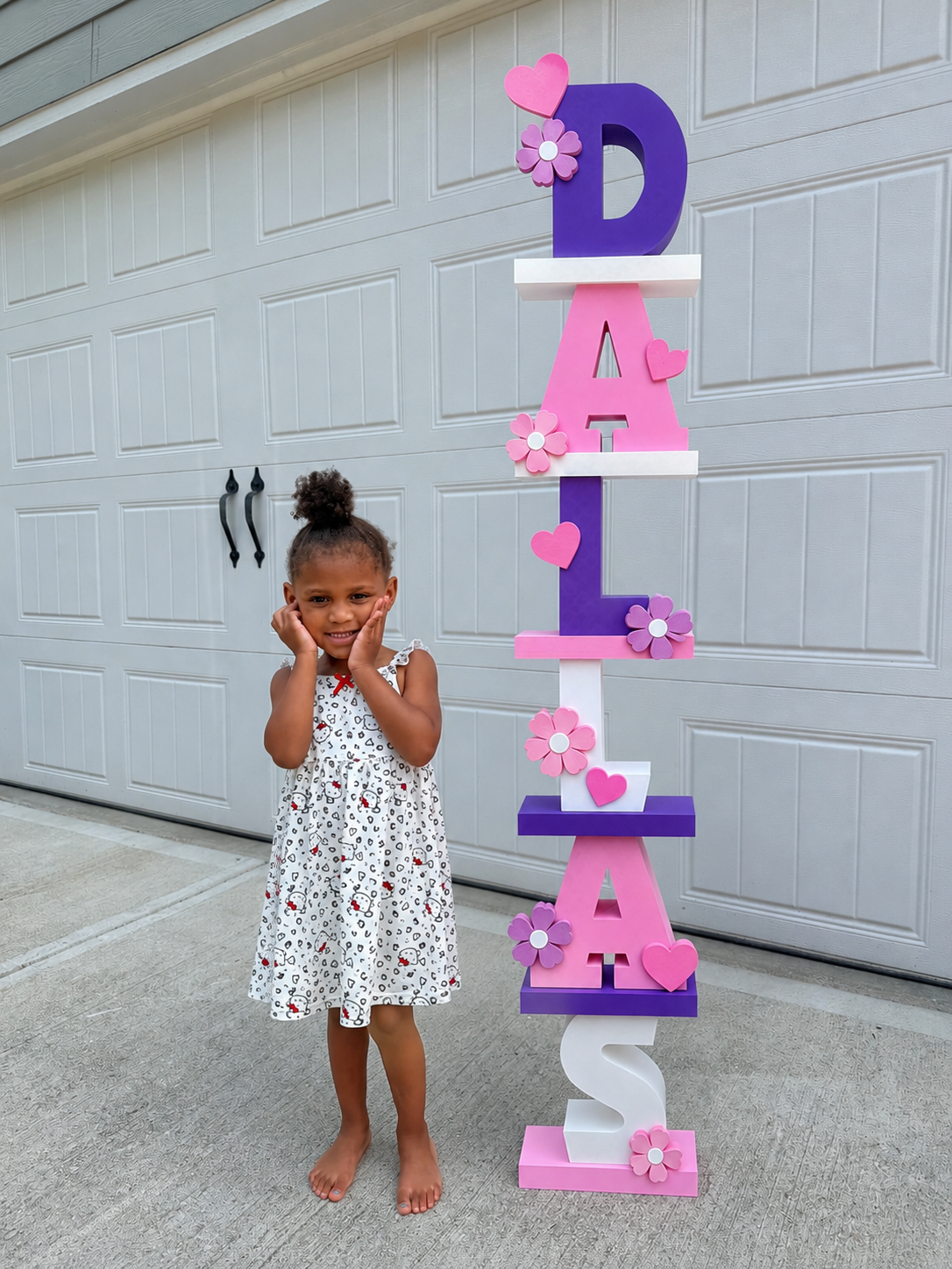 Personalized Stacked Name Letters