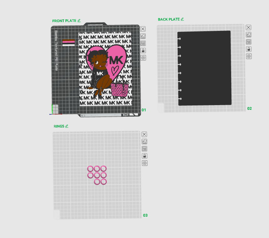 BETTY MK NOTEBOOK 3MF/STL