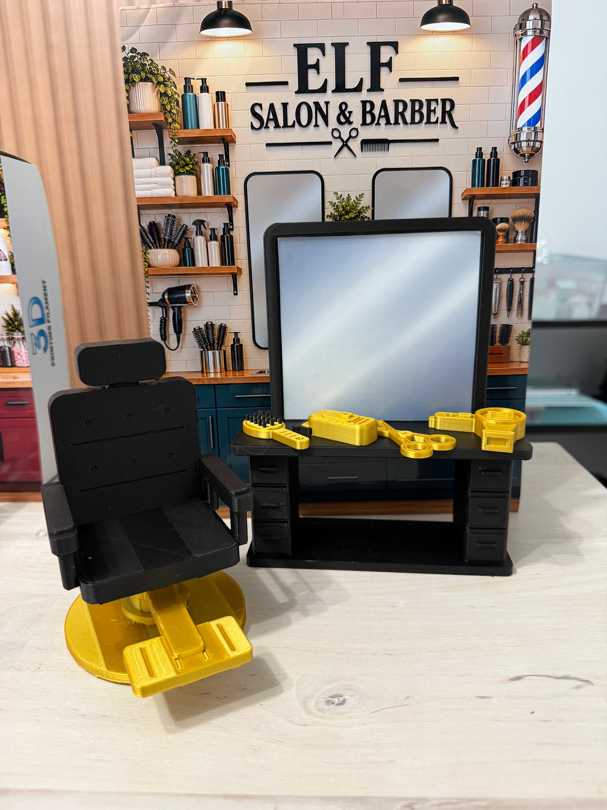 HAIR SALON/BARBER ELF ON SHELF 3MF File
