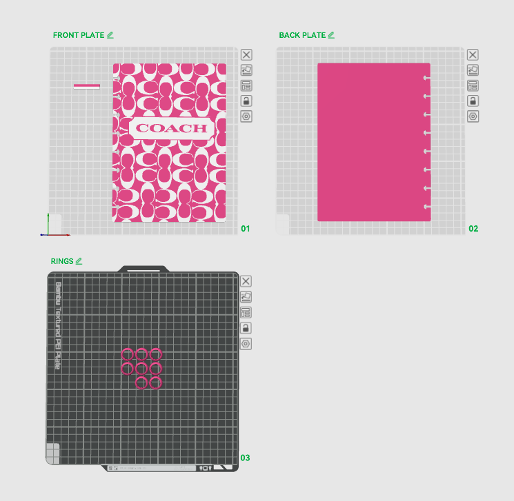 COACH A5 NOTEBOOK