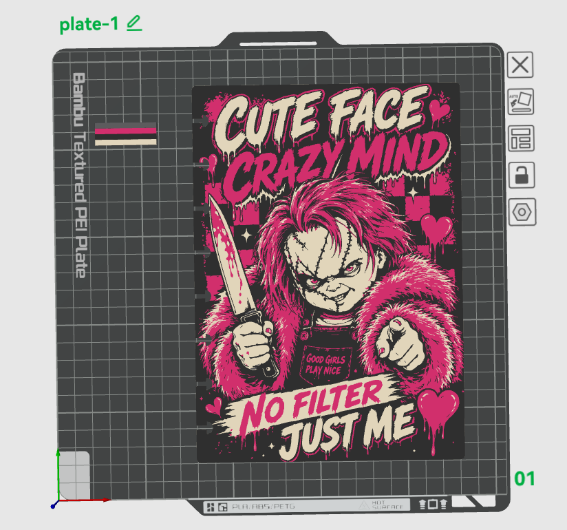 CHUCKY A5 NOTEBOOK COVER STL/3MF