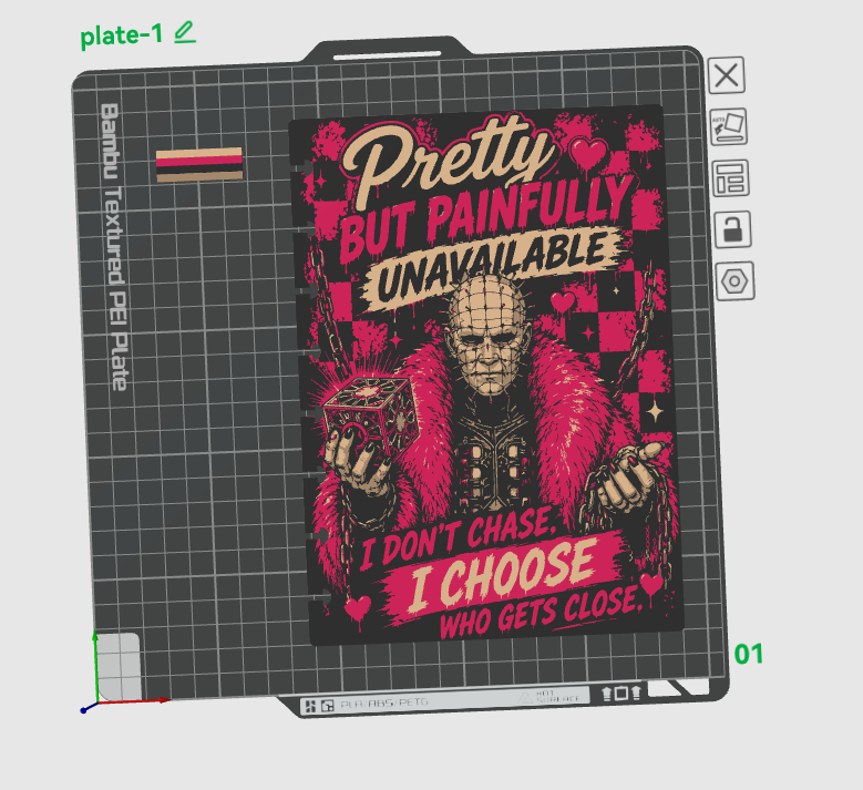 PINHEAD A5 NOTEBOOK COVER STL/3MF