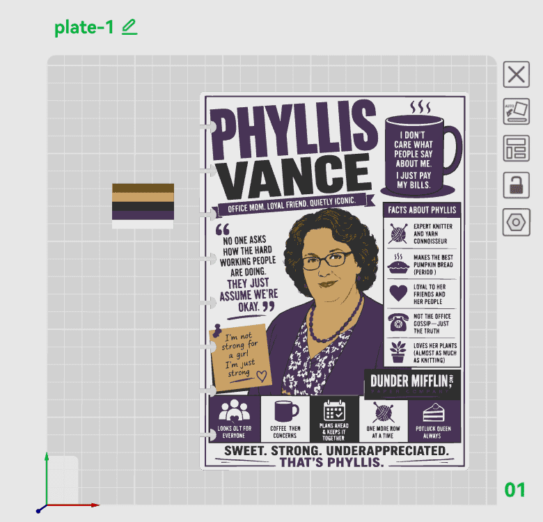 THE OFFICE BUNDLE A5 NOTEBOOK COVER STL/3MF