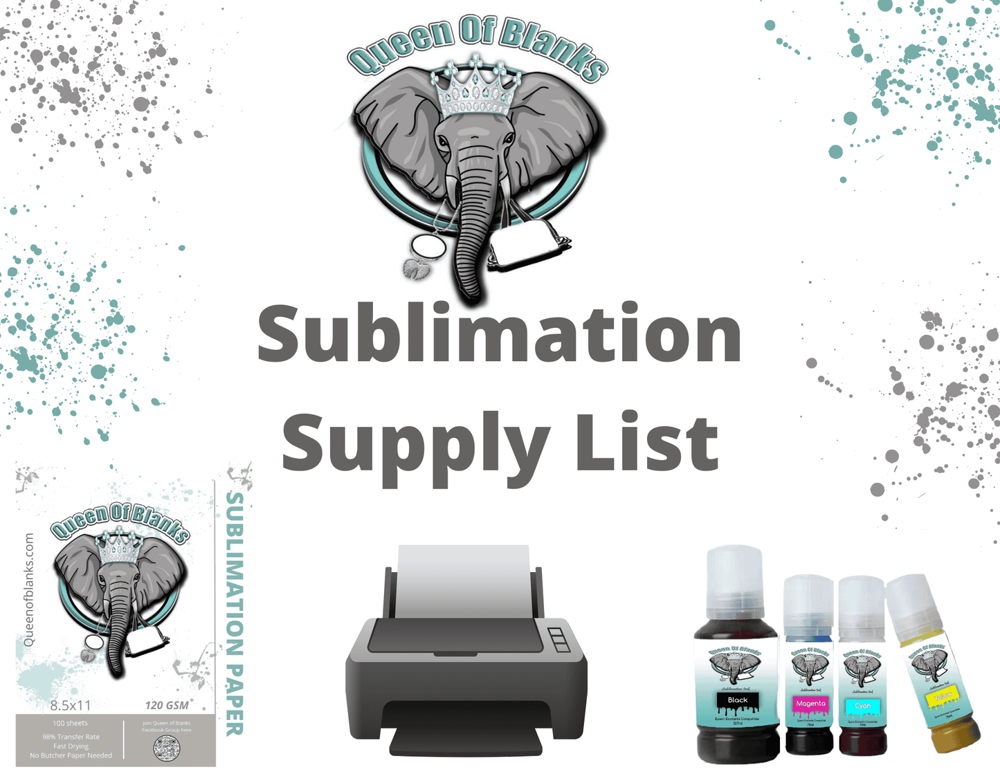 Sublimation Supply List