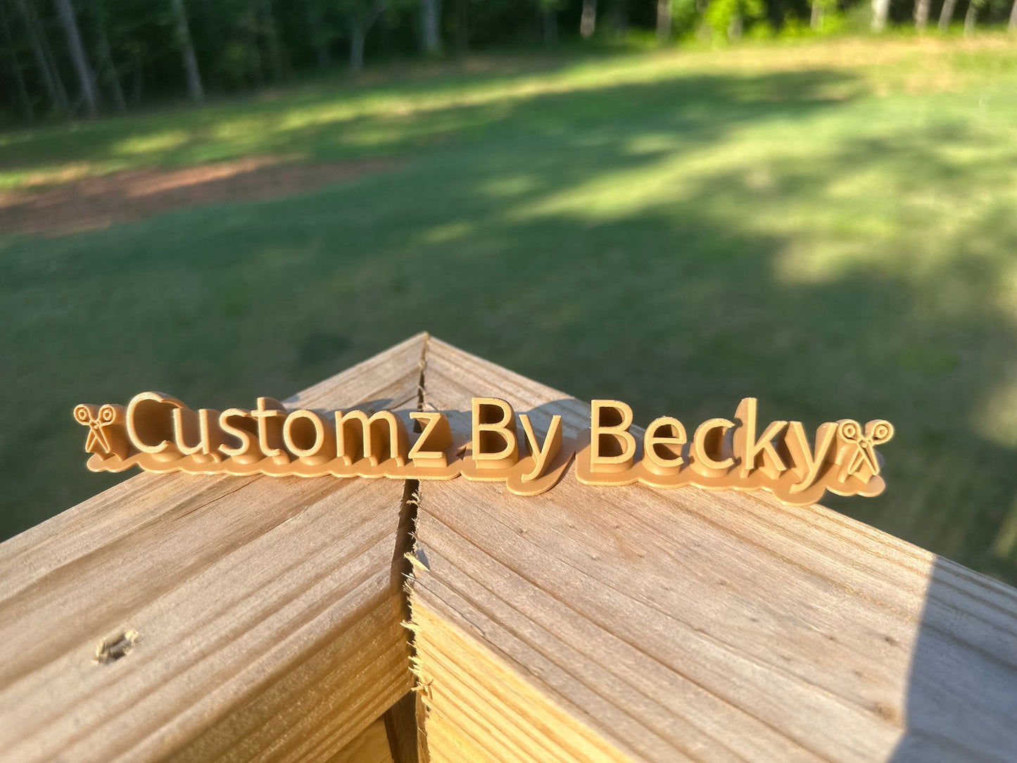 Custom Name Plate