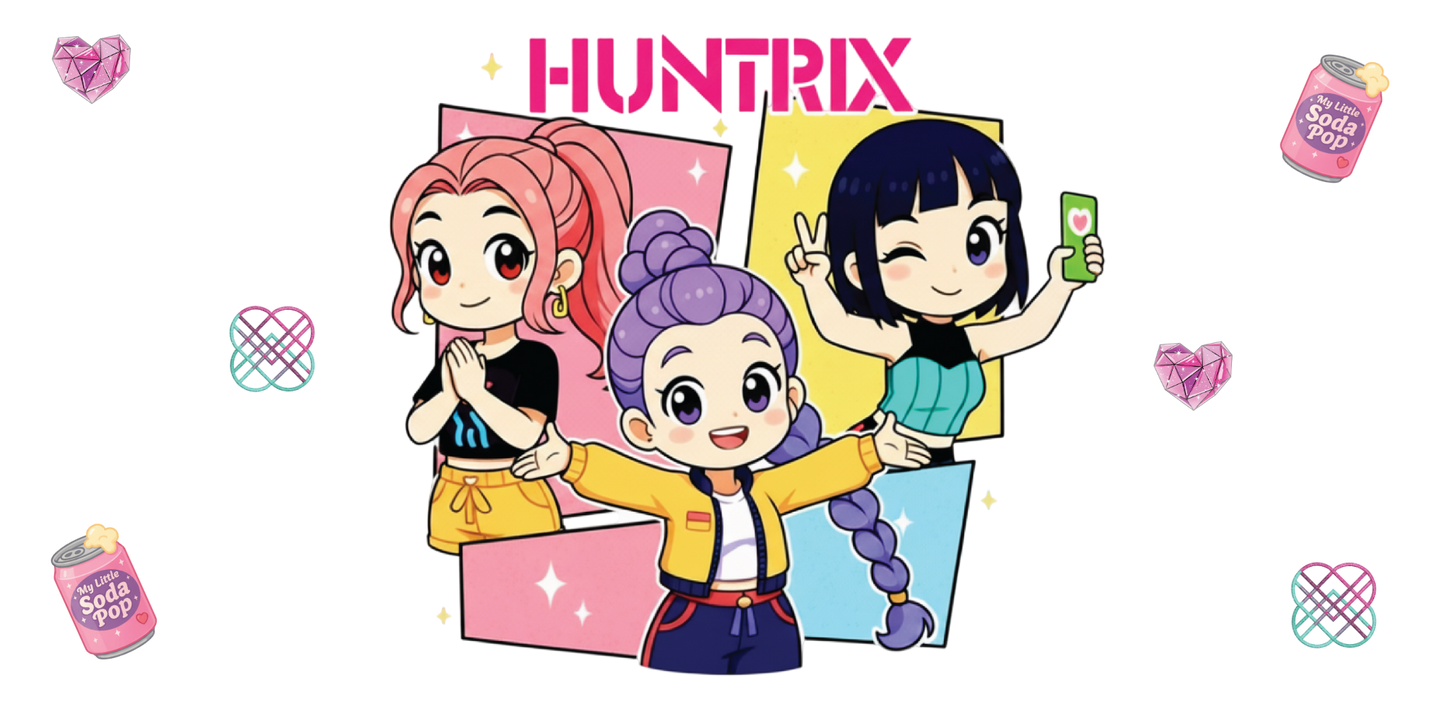 KPOP 16 OZ CUP UVDTF TRANSFERS