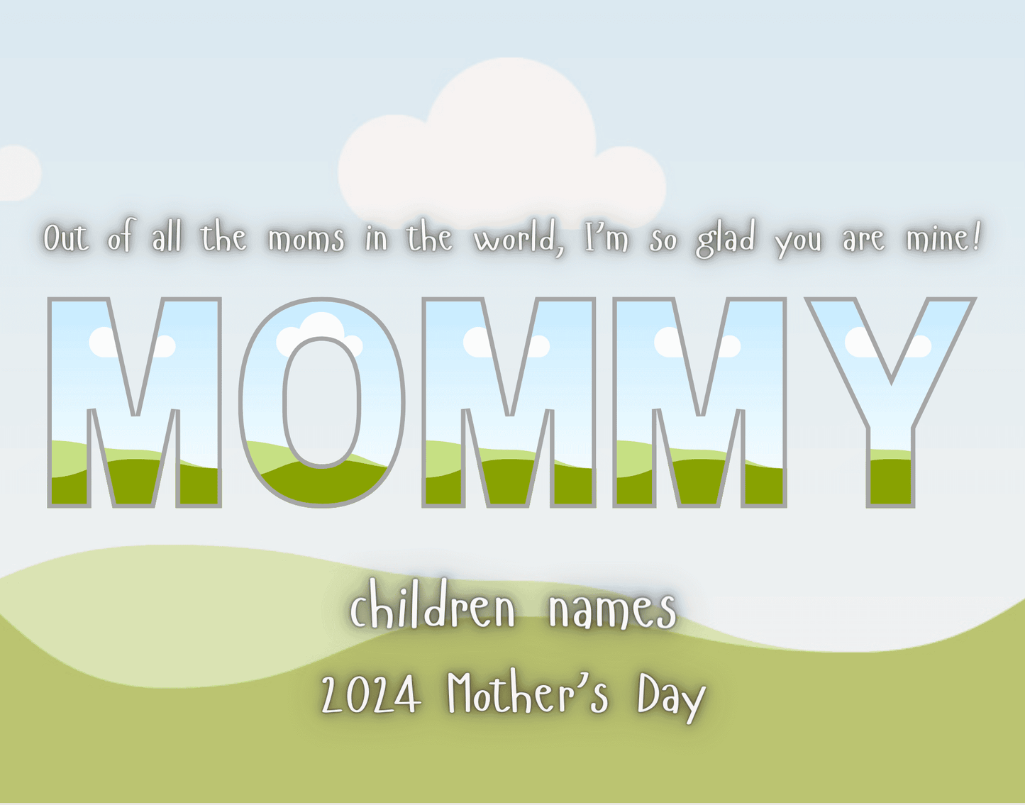 Mothers day template CANVA