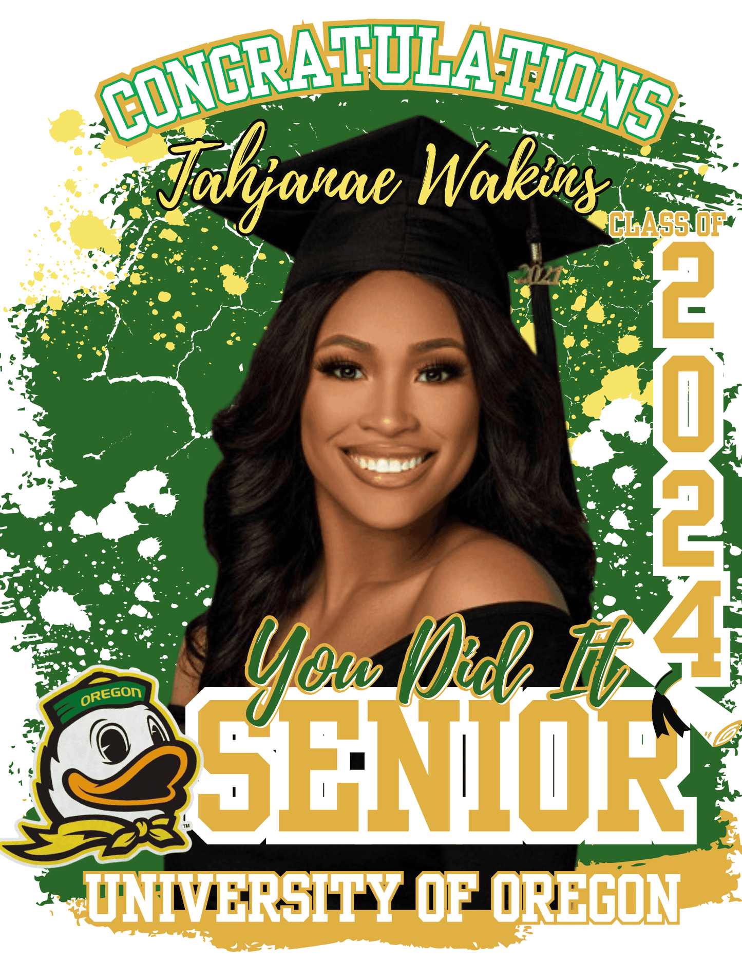 Graduation Editable Digital Kit Canva