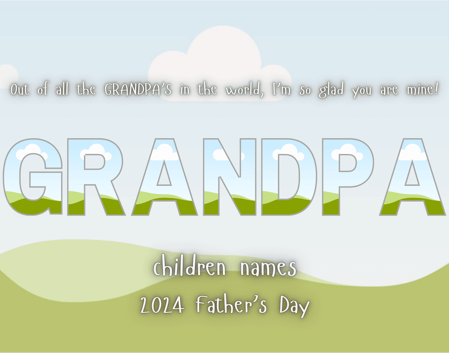 Fathers day template CANVA