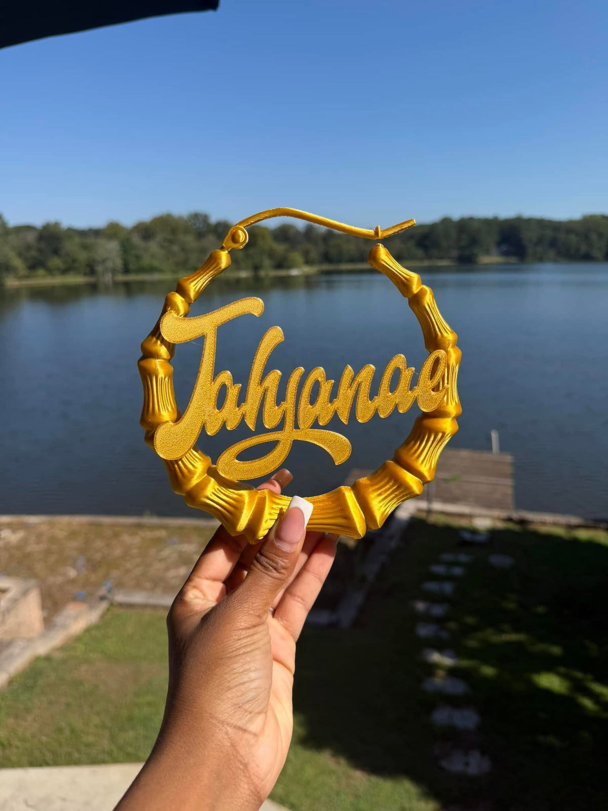 Bamboo earring STL/3MF FILE