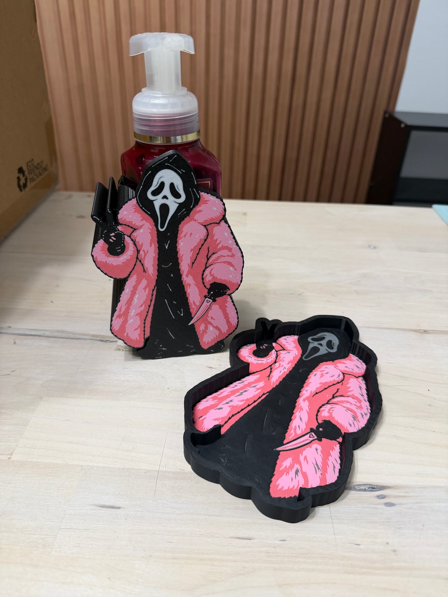 GHOST FACE SOAP HOLDER AND TRINKET 3MF FILE