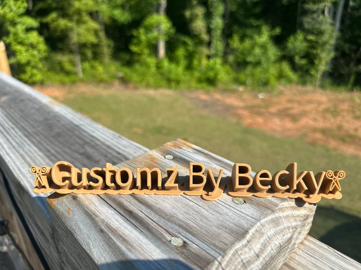 Custom Name Plate