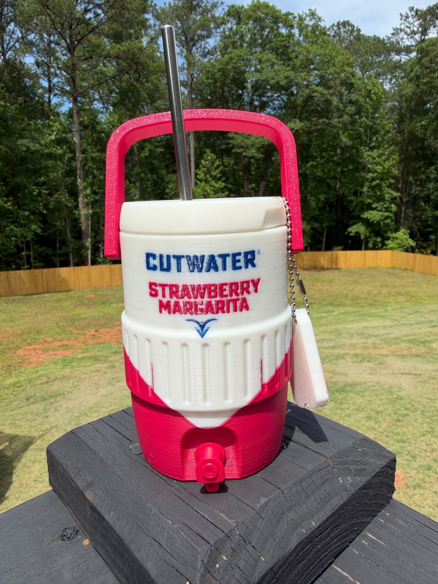 Cutwater coozie with can opener