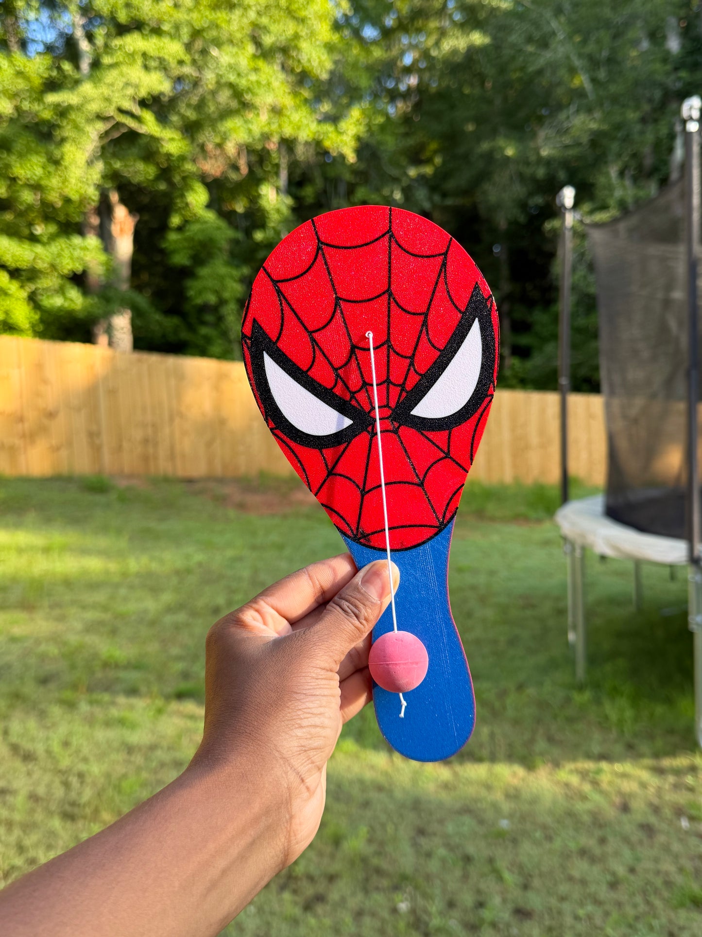 Spiderman Paddle Ball STL/3MF