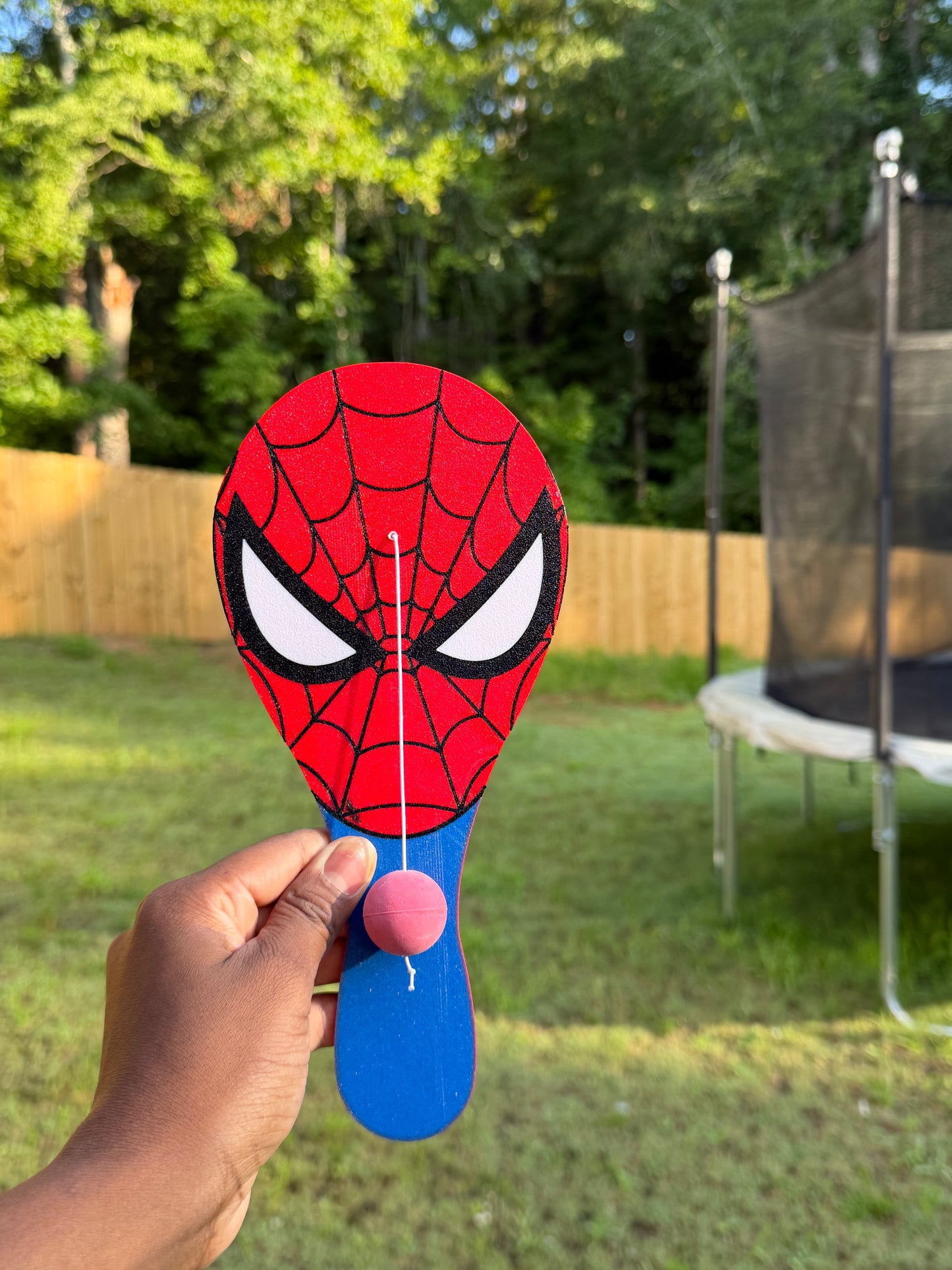 Spiderman Paddle Ball STL/3MF