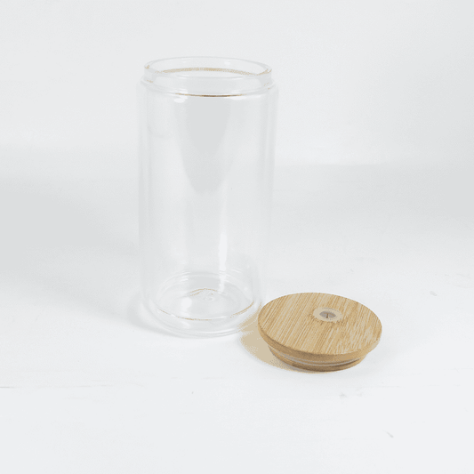 16oz Glass snow globe tumblers