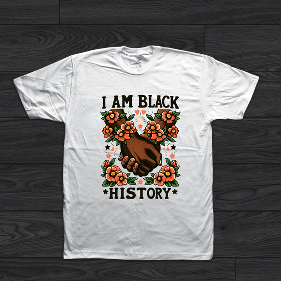 I AM BLACK HISTORY HANDS DTF TARNSFER