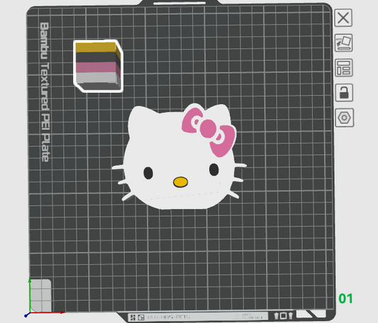 Kitty Pencil Holder 3MF /STL FILE