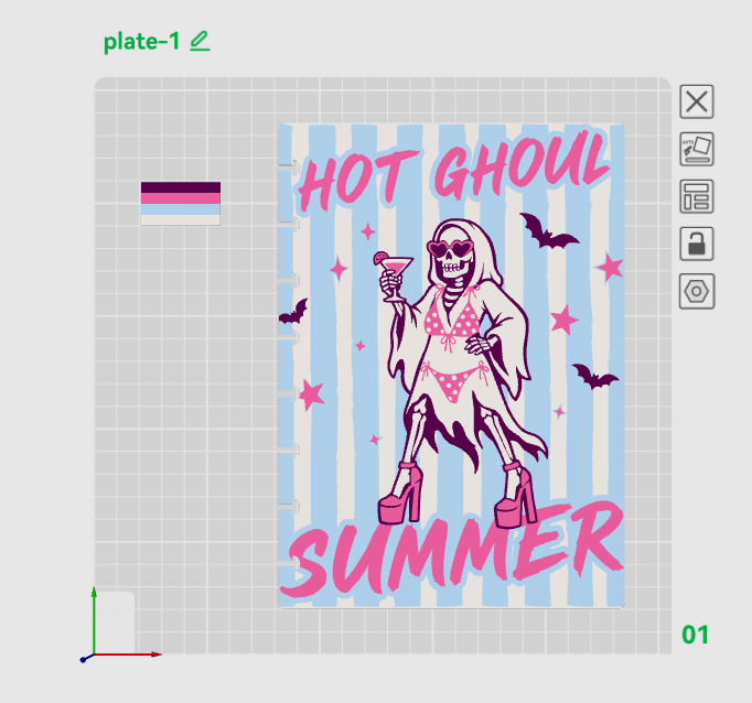 HOT GHOUL A5 NOTEBOOK COVER STL/3MF
