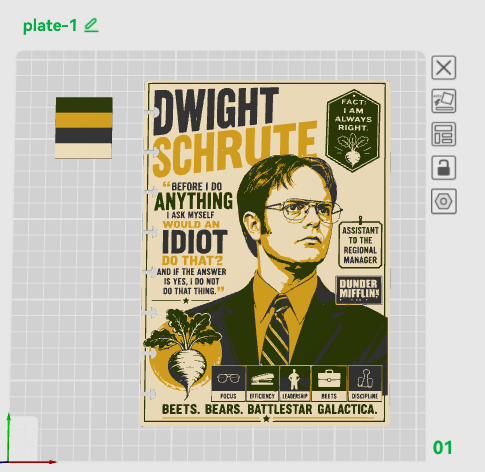 THE OFFICE BUNDLE A5 NOTEBOOK COVER STL/3MF