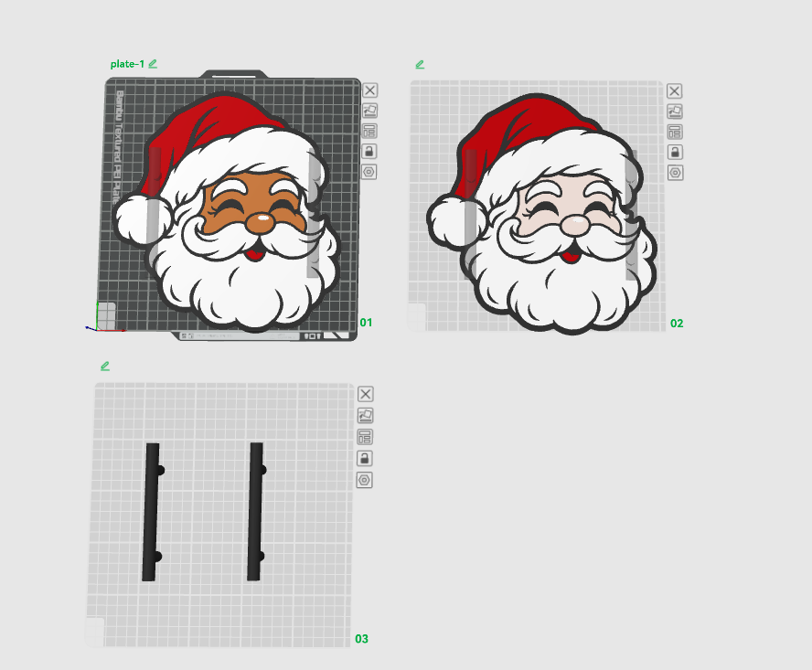 SANTA TRAY 3MF File