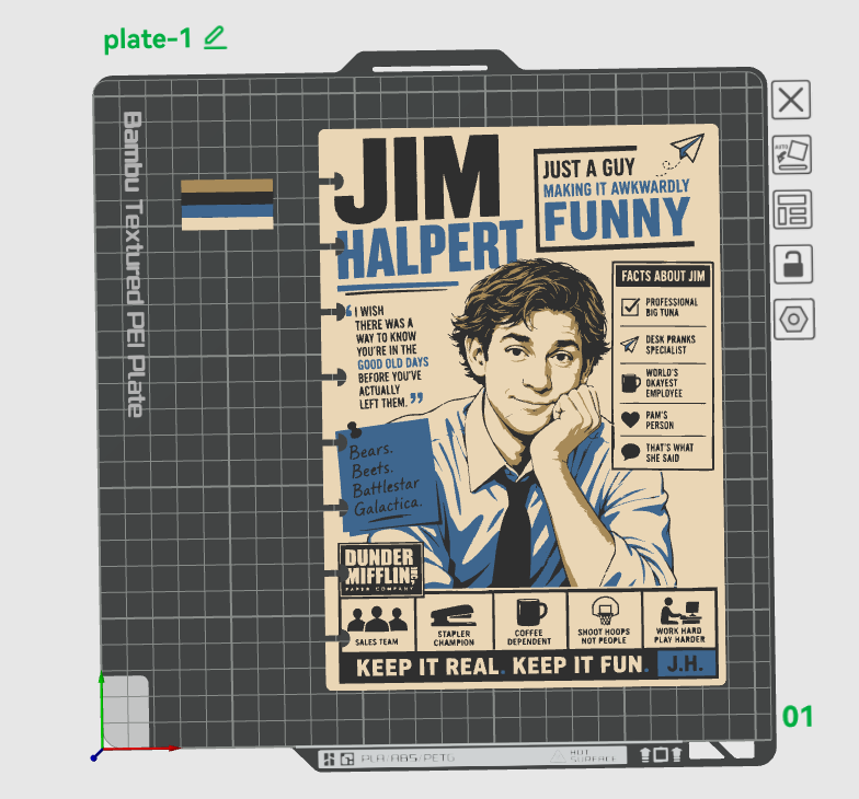 THE OFFICE BUNDLE A5 NOTEBOOK COVER STL/3MF