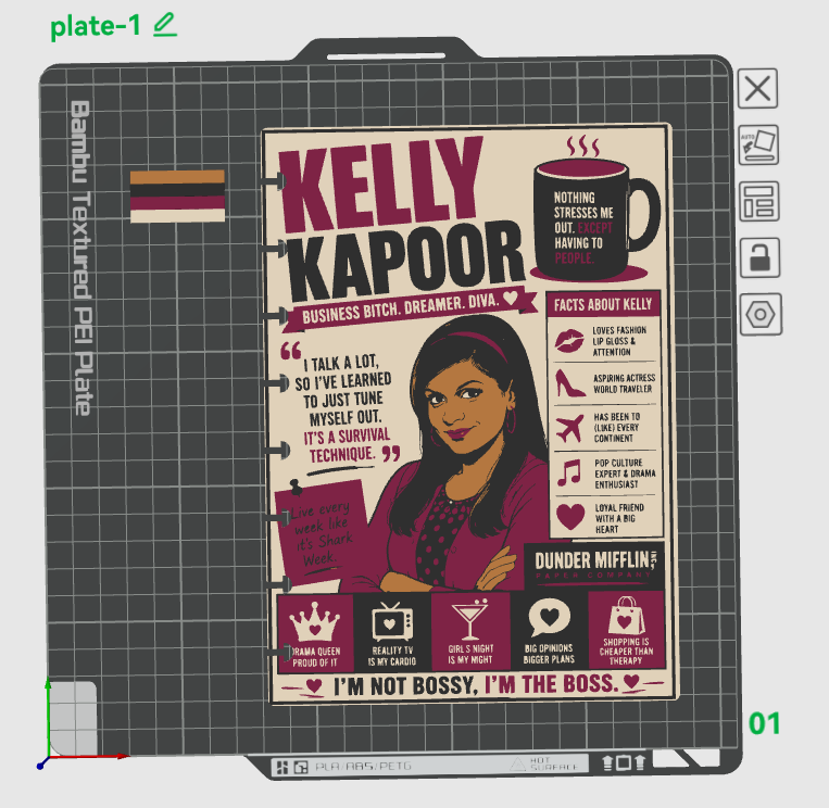 THE OFFICE BUNDLE A5 NOTEBOOK COVER STL/3MF