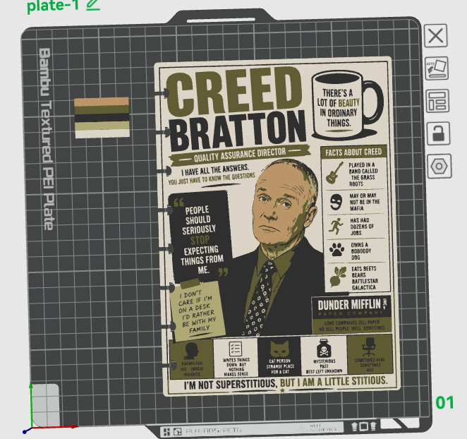THE OFFICE BUNDLE A5 NOTEBOOK COVER STL/3MF