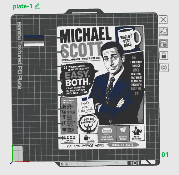 THE OFFICE BUNDLE A5 NOTEBOOK COVER STL/3MF