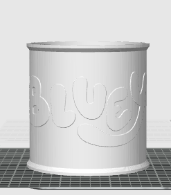 BLUEY PUCK LIGHT LAMP BASE WITH LAMPSHADE