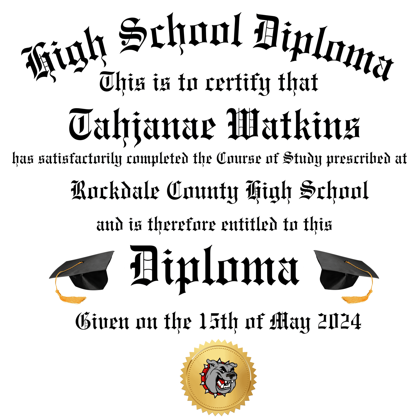 Graduation Editable Digital Kit Canva