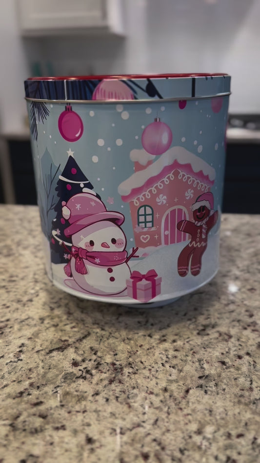 Custom popcorn tin PRINTS (READY TO PRINT)