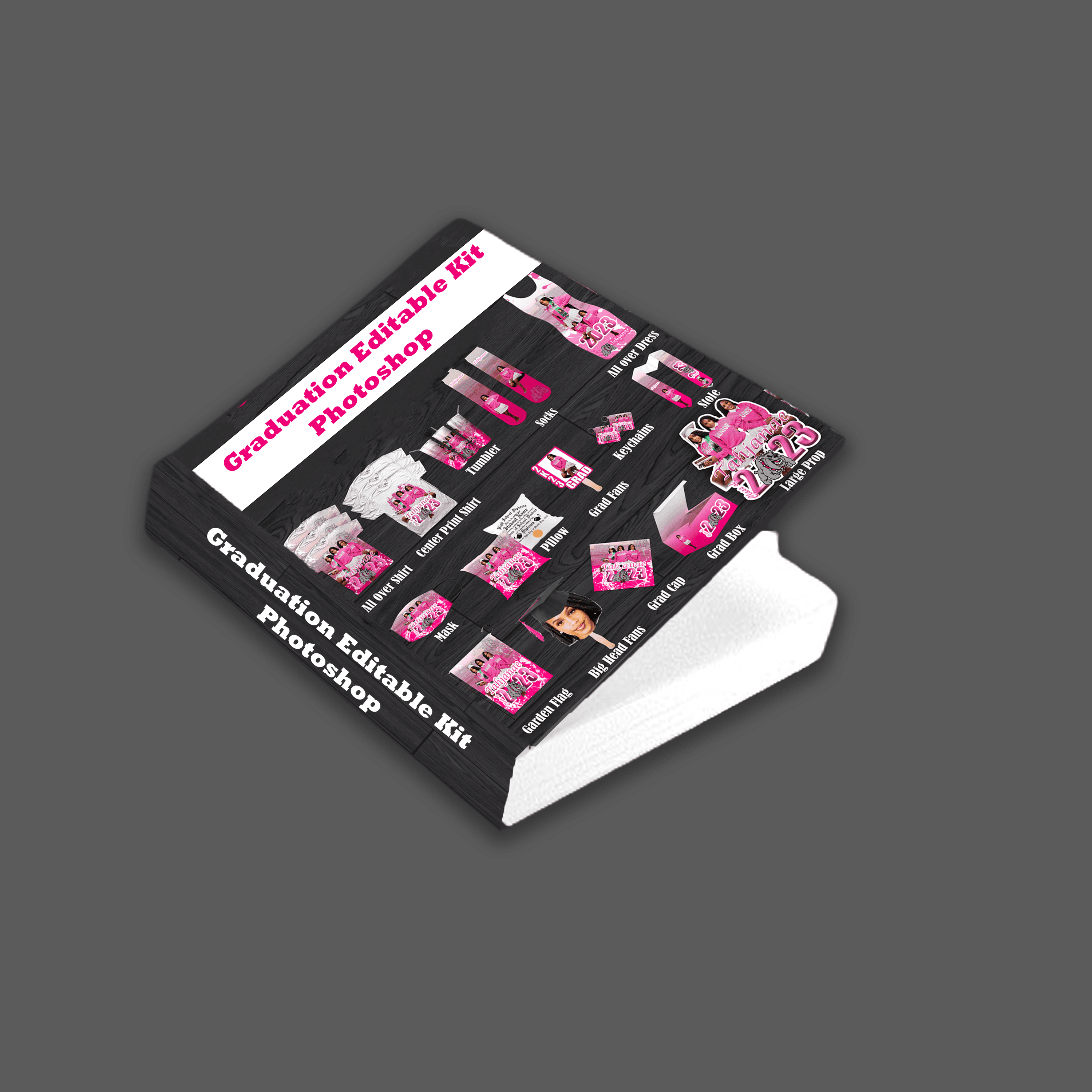 Graduation Editable Digital Kit PHOTOSHOP – Queen Of Blanks