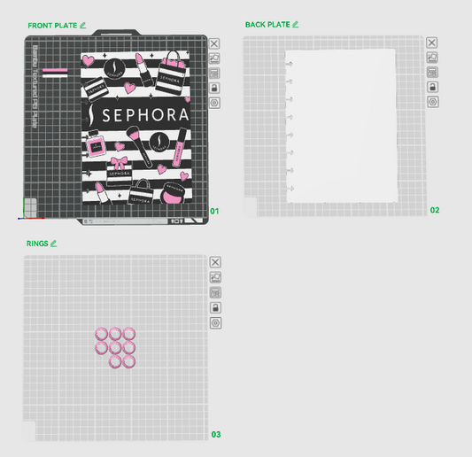 SEPHORA NOTEBOOK 3MF/STL