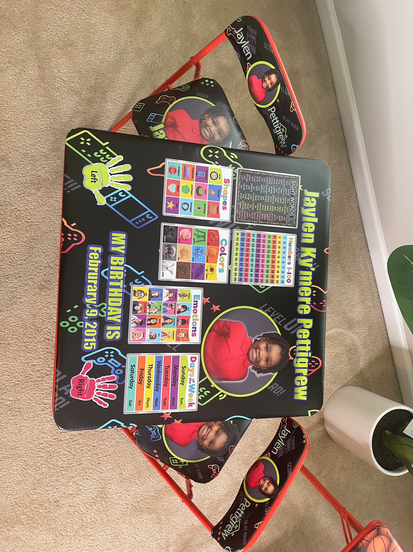 Personalized learning tables